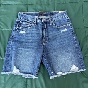 Lucky Brand Blue Distressed Jean Shorts